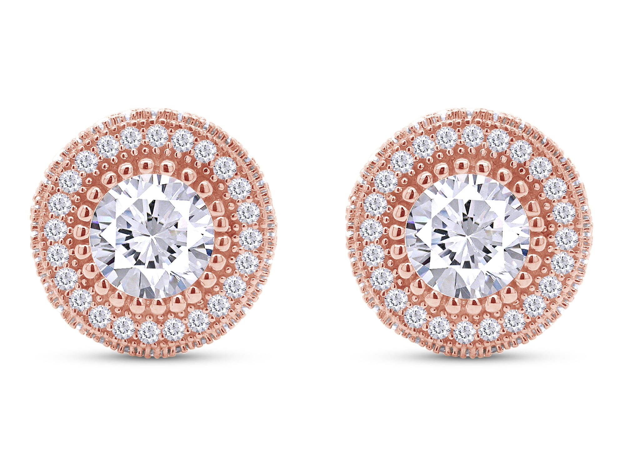18kt rose gold diamond Star ear jacket