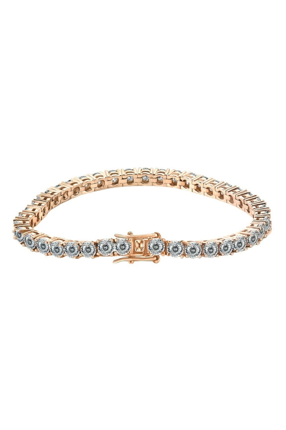 Moissanite Tennis Bracelets for Women Diamond Bangle Bracelets Wedding Bracelets for Brides Women's Tennis Bracelets 0.5 Carat Diamond Bracelets Promise Present