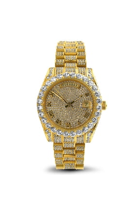 Moissanite VVS Skeleton Iced Out Baller Square Steel Watch