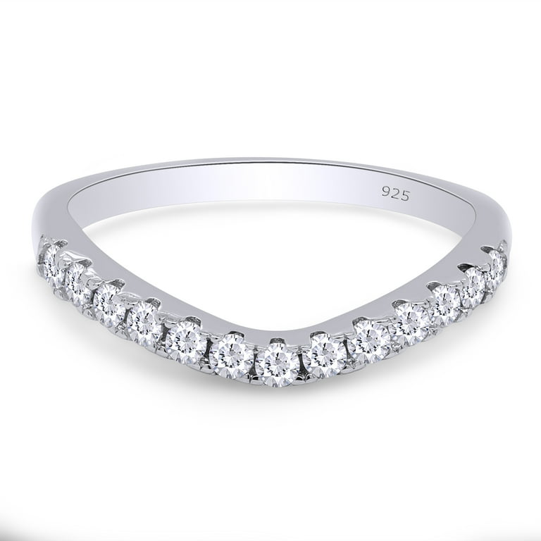 LADIES BAND 0.50CT ROUND DIAMOND 14K WHITE GOLD LADIES BAND 0.50CT ROUND DIAMOND 14K WHITE GOLD