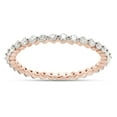 thumbnail image 1 of AFFY 0.50CT Moissanite Diamond Wedding Band Full Eternity Stackable Engagement Ring in 10K Rose Gold-6.5, 1 of 7