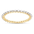 thumbnail image 1 of AFFY 0.50CT Moissanite Diamond Wedding Band Full Eternity Stackable Ring in 14K Yellow Gold-9.5, 1 of 7