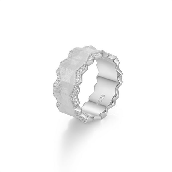 Moissanite Wedding Bands for Men Women D Color VVS1 Clarity Unisex Gold Eternity Ring 925 Sterling Silver Statement Ring Size 7-12