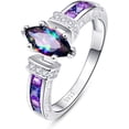 thumbnail image 1 of Moissanite Wedding Rings Eternity Ring for Women Engagement Round Cut Ring Anniversary Jewelry Gifts, 1 of 3