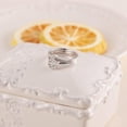 thumbnail image 1 of Moissanite Wedding Set 1.50 Carat Engagement Ring Diamond and Moissanite on 10k White Gold, 1 of 5