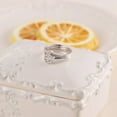 thumbnail image 1 of Moissanite Wedding Set 1.50 Carat Engagement Ring Diamond and Moissanite on 10k White Gold, 1 of 5