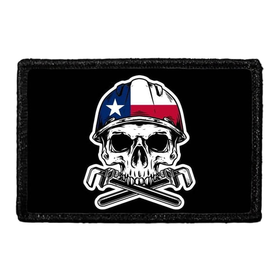 Roughneck - Texas Skull & Wrenches - Removable Patch