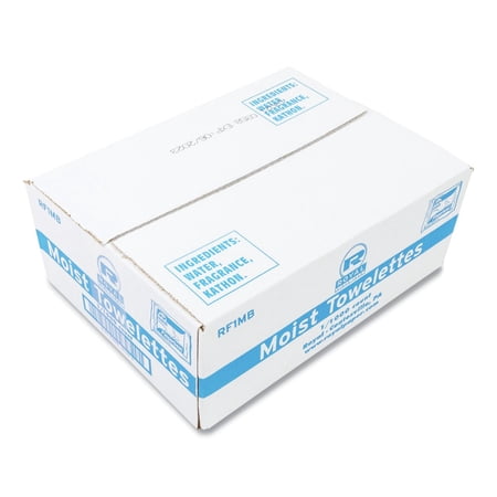 Moist Towelettes Lemon Scented, Individually Wrapped, 1000/Carton