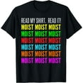 thumbnail image 1 of Moist Word Funny Read My Shirt for Moist and Moisture Lover T-Shirt, 1 of 4