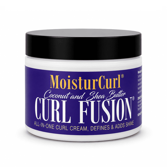MoisturCurl Vegan Curl Fusion Styling Creme with Shea Butter, 8 oz