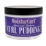 MoisturCurl Curl Pudding   8 oz | Hydrating Curl Defining Cream for Natural Hair | Styling Cream for Frizz Control, Elongation & Soft Definition