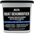 thumbnail image 1 of Moisture Absorber with Activated Charcoal Dehumidifier Bucket, Unscented Odor Absorber for Closet Basement Bathroom Boat RV, Disposable No Refill - General, 1 of 9