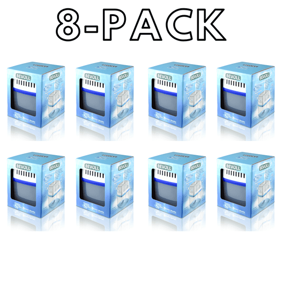 Moisture Absorbers - Dehumidifiers 8 Pack 17.6 oz Strong Odor Eliminator for Home Basement Bathroom Bedroom Car rv Safe Closet,