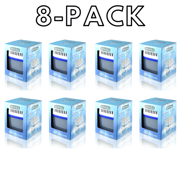 Moisture Absorbers - Dehumidifiers 8 Pack 17.6 oz Strong Odor Eliminator for Home Basement Bathroom Bedroom Car rv Safe Closet,