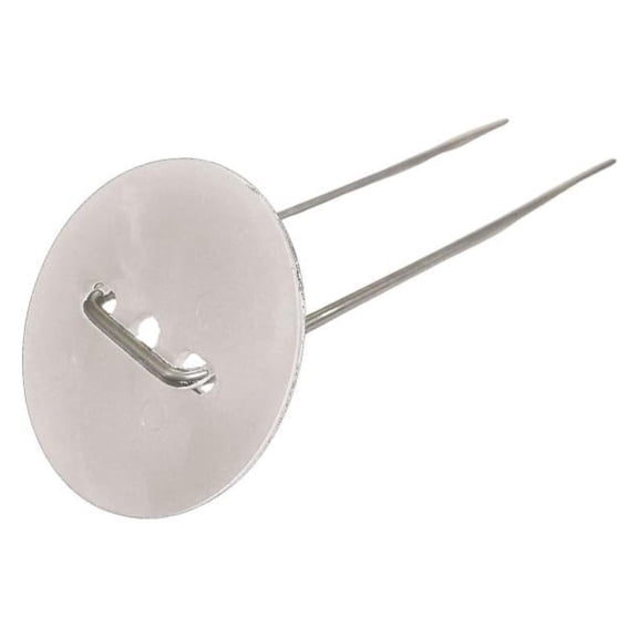 - Moisture Barrier Staple and Stake for Sheeting, Weed Cover (White, 100 Count), WGCS1