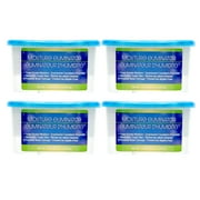 Moisture Eliminator 9.8 Oz, Absorber Bucket Humidity Packs Attracts Extra Moisture Eliminates Tough Odor and Prevent Water Damage for Closet, Bathrooms, Kitchen Car and More Pack of 4