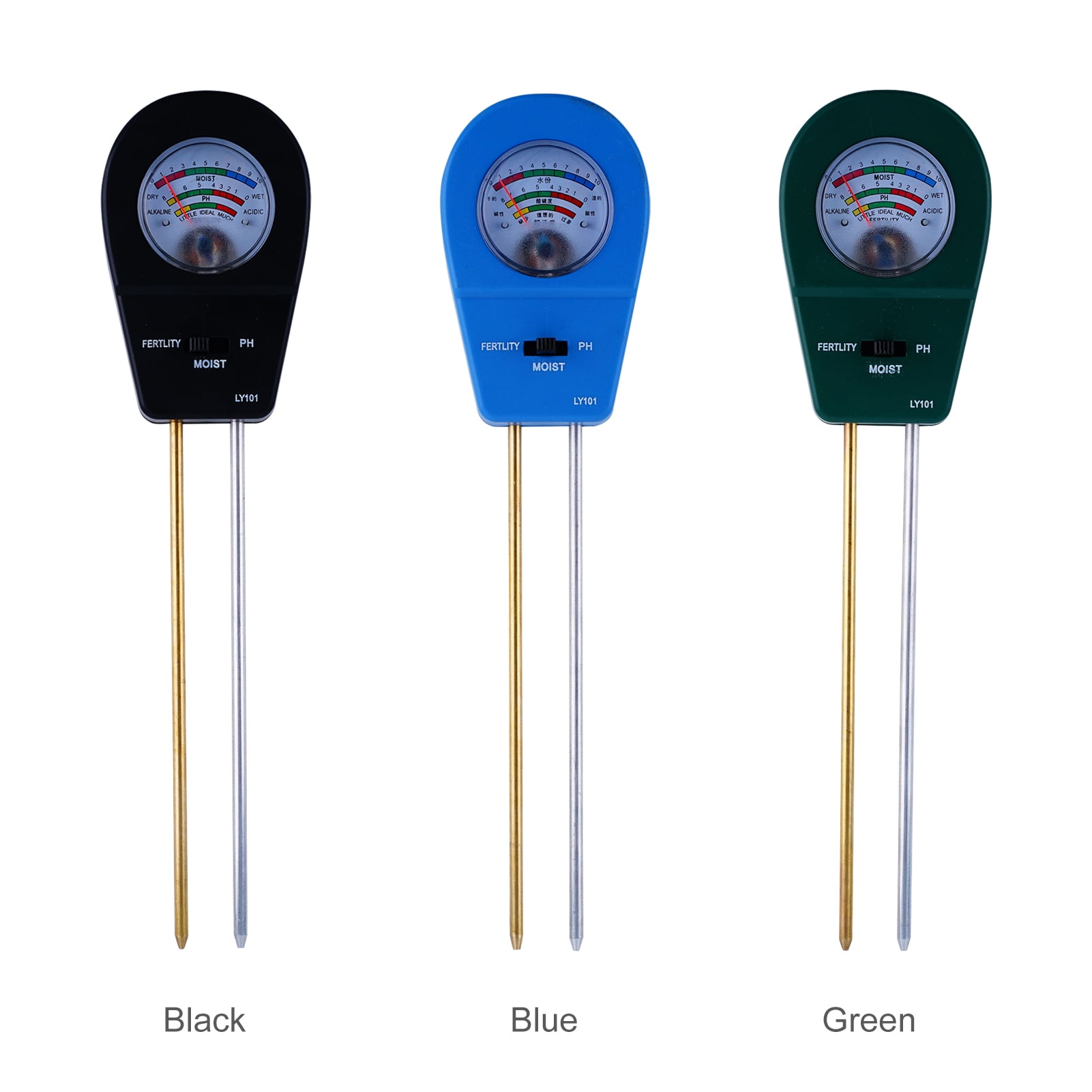 Moisture Meter,Ph Lawn Farm No Battery Needed Plant Flowers Soil Farm No Battery Lawn Farm No