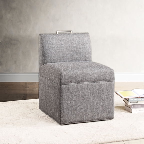 Moisture - Proof Ashen Grey Fabric | Applicable to Humid Environments, Movable with Ease | Comfortable Seat for Extended Sitting