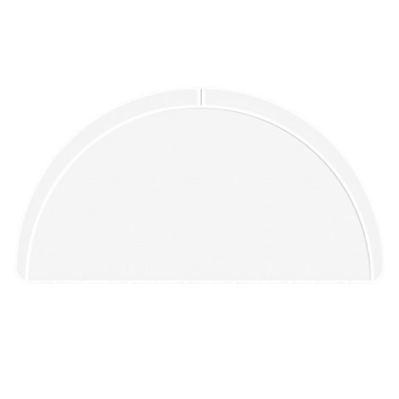 Moisture Proof Garment Protector Cover Bag with Side Opening Zipper, Hanging Vacuum Bag for Coats, Jackets, Clothes, Semi-Circle Transparent Dust Cover for Home,a