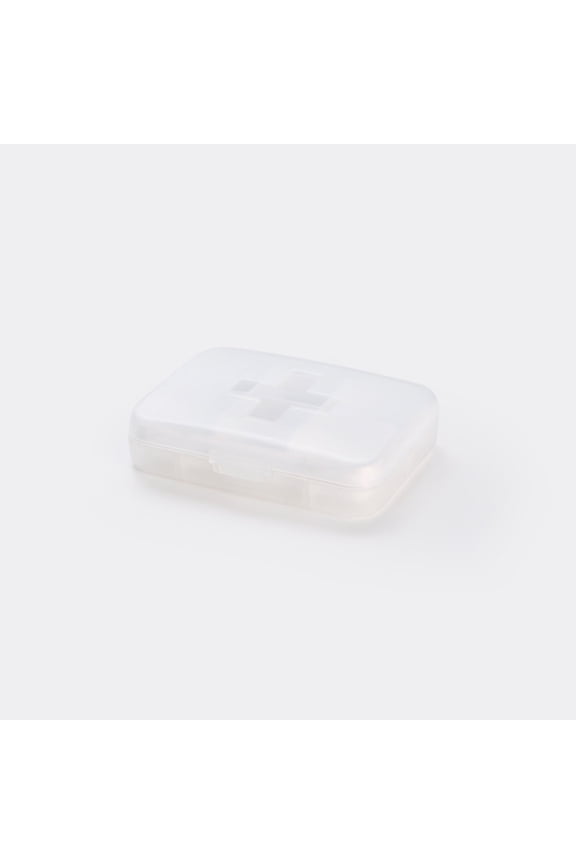 Moisture-Proof Mini Weekly Organizer Box - 6 Grids, Portable Travel Storage with Removable Containers, Airtight Plastic Case for Jewelry, Small Items - Green, Purple, Orange, White - 9.5x7.2x2.8cm