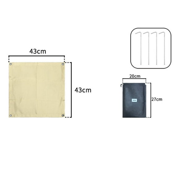 Moisture-Proof Outdoor Camping Insulation Pad Suitable for Multiple Scenarios 43X43cm