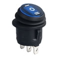 thumbnail image 1 of Moisture Proof Round Rocker Switches 3 Terminals 3 Way without Light for Appliances, 1 of 8