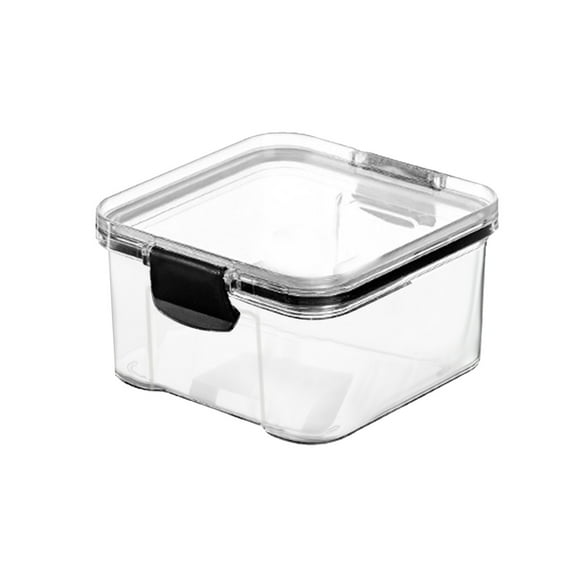 Moisture Proof Single Transparent Plastic Storage Tank Vacuum Proof Fresh-keeping Storage Storage Sealed Tank,Kitchen Sealed Jar With Lid Fresh-keeping Box Airtight Cans