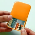 thumbnail image 1 of Moisture-Proof Weekly Pill Organizer with 6 Removable Compartments, Semi-Transparent Travel Storage Box for Vitamins Medication Supplements – Compact Mini Organizer for Purse Backpack Daily Use, 1 of 6