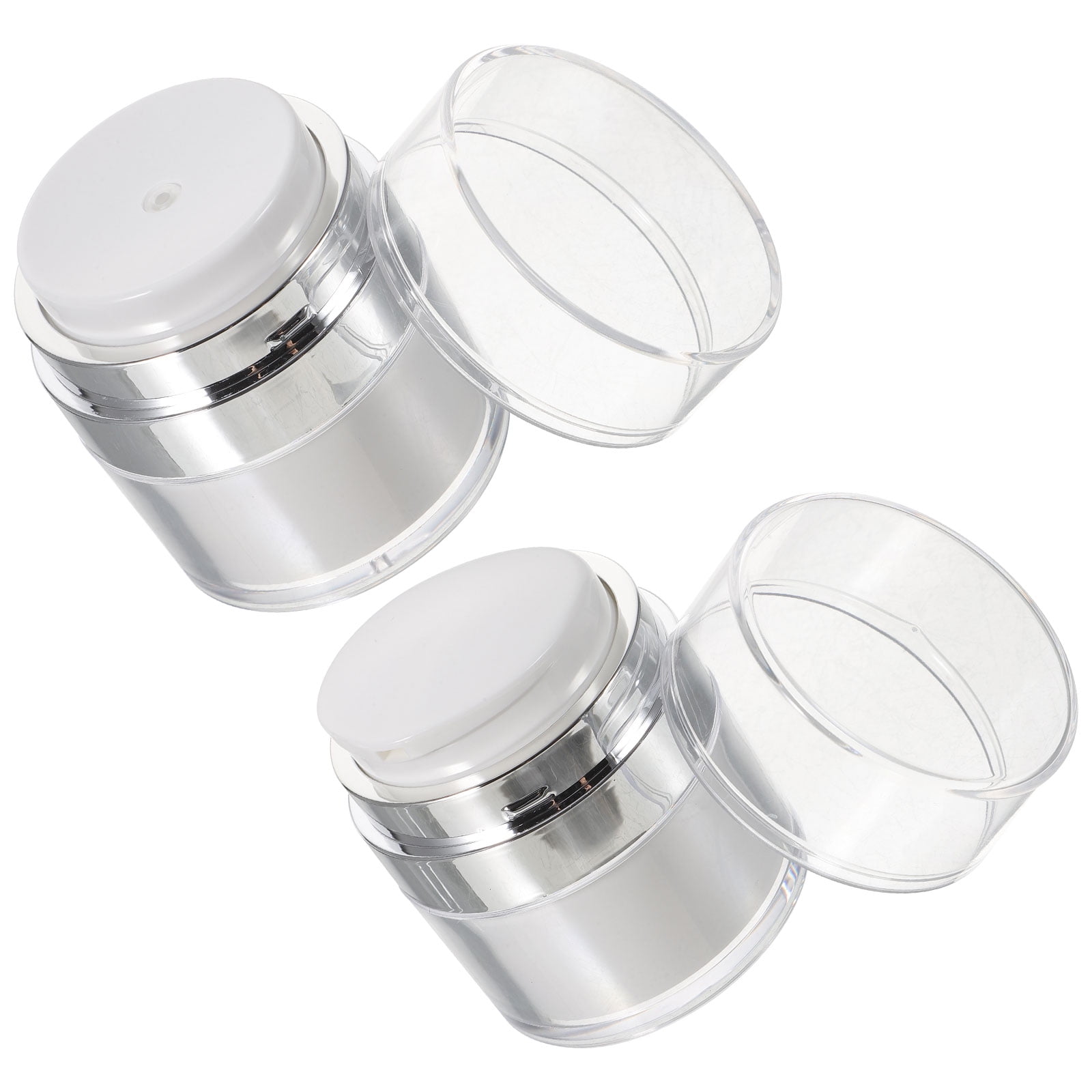 Moisture Pump Dispenser 2 Pcs Travel Containers for Creams Bottles