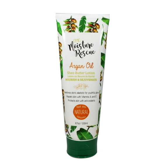 Moisture Rescue Shea Butter Lotion Tube with Argan Oil