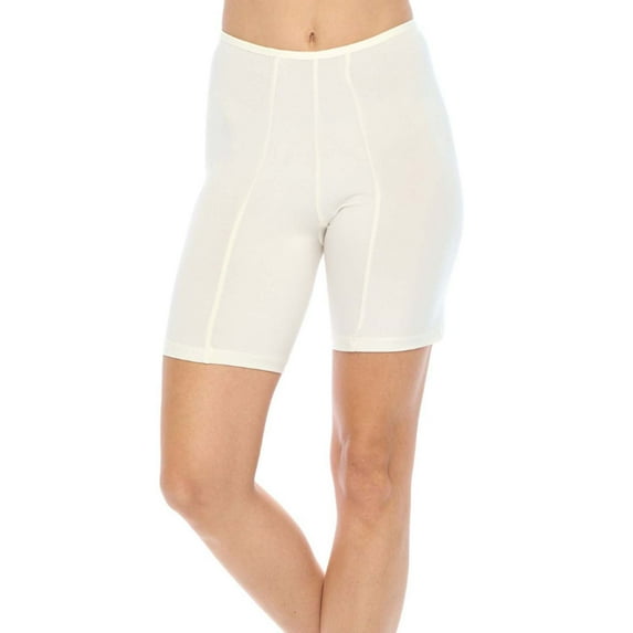 Moisture Wicking Anti Thigh Chafing Slip Short Color: Ecru Cream Size: X LARGE