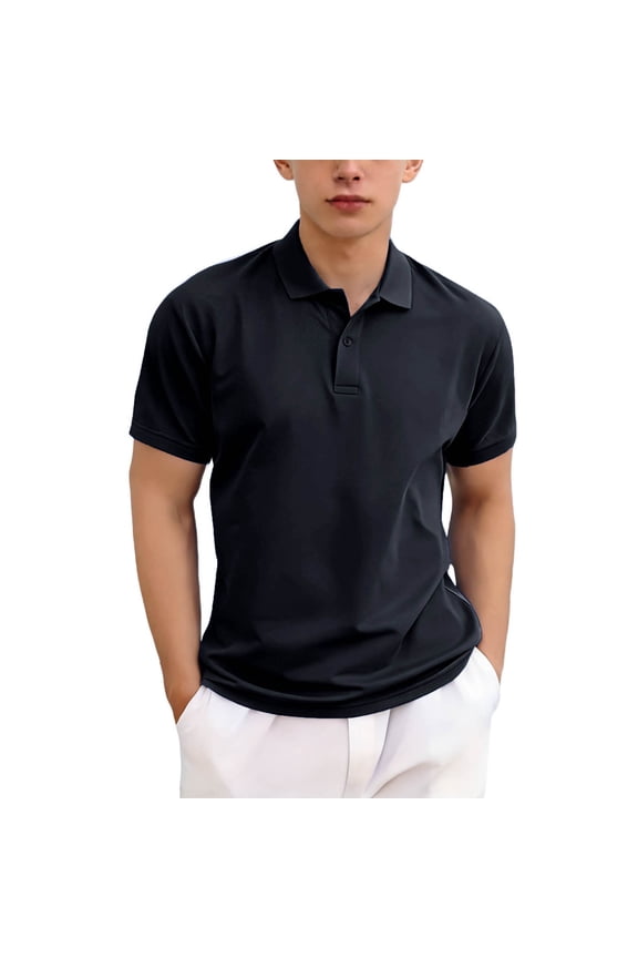 Moisture Wicking Girls Polo Shirt Short Sleeve Quick Dry Kids Uniform Top for School Girls 4-12 Years 100% Polyester Black,Size 3-4T