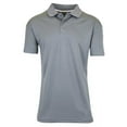 thumbnail image 1 of Moisture-Wicking Mens Dry Fit Polo Shirts, Gray - Medium - Pack of 24, 1 of 1