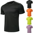 thumbnail image 1 of Moisture Wicking Quick Dry Soft Workout Hiking Camping Running Shirts for Men Outdoor Sports Size 2XL Purple, 1 of 9