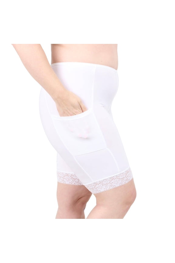 Moisture Wicking Shortlette Slipshort with Pockets 9"