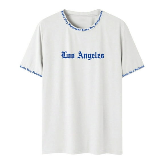 Moisture Wicking T Shirts for Men Training Workout Top 1pc Men'S Casual Short Sleeve T Shirt With Alphabet Print Crew Neck Polyester Knit Fabric With Slight Stretch Regular Fit Pullover Style