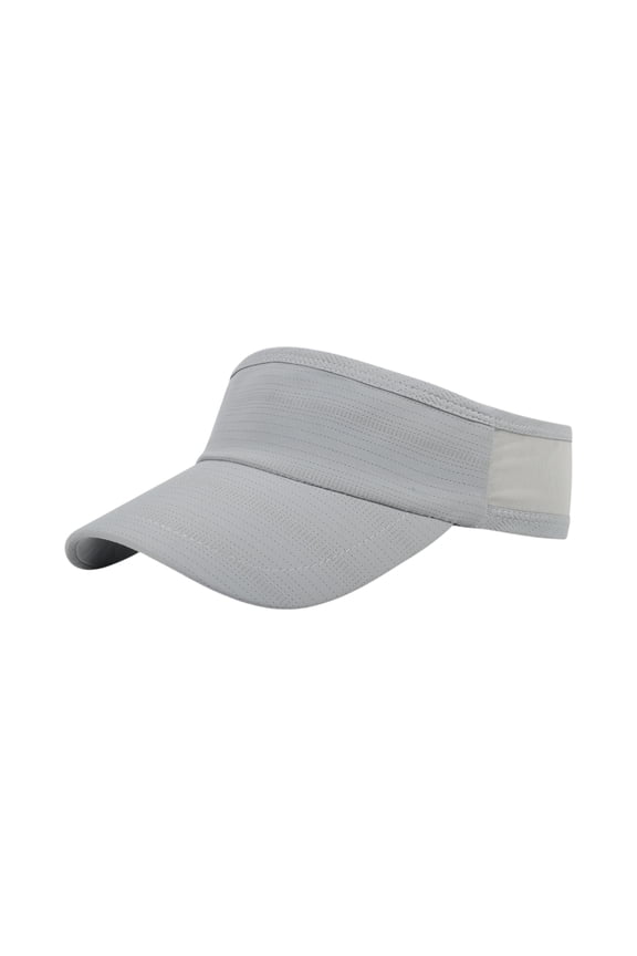 Moisture Wicking Visor Cap , Aerodynamic Running Sun Hat for Professional Athletes , Durable Semi-Glossy Polyester and Soft Sweatband , Triathlon Training and High Intensity Sports Headwear
