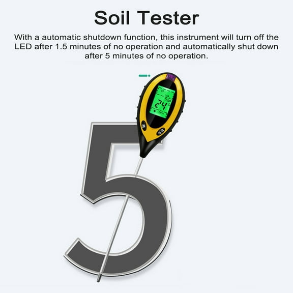 Moisture tester,Value Moistures Temperature 4in1 Soil Soil Field Ph Value Moistures Crops Tool With Meter Potted Crops Intensity Ph Value Tester Intensity Ph Soil Tester Adben Multicolor
