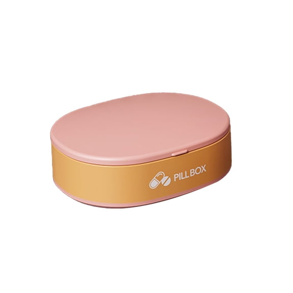 Moistureproof Mini Weekly Organizer Box with 6 Removable Compartments, Portable Travel Storage for Jewelry, Accessories, and Small Items