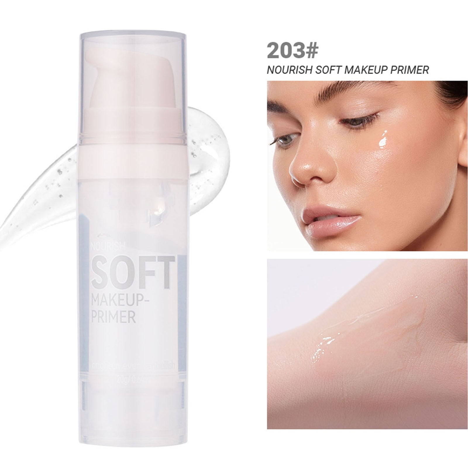 Moisturizer Face Cream Pre Makeup Gel Base Pores Non Clogging Powder Isolation and Moisturizing