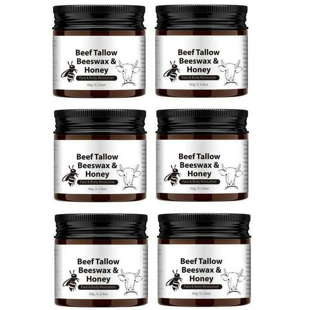Moisturizer for Face and Body, Repair Skin, Grass Fed Beef Tallow, Beef