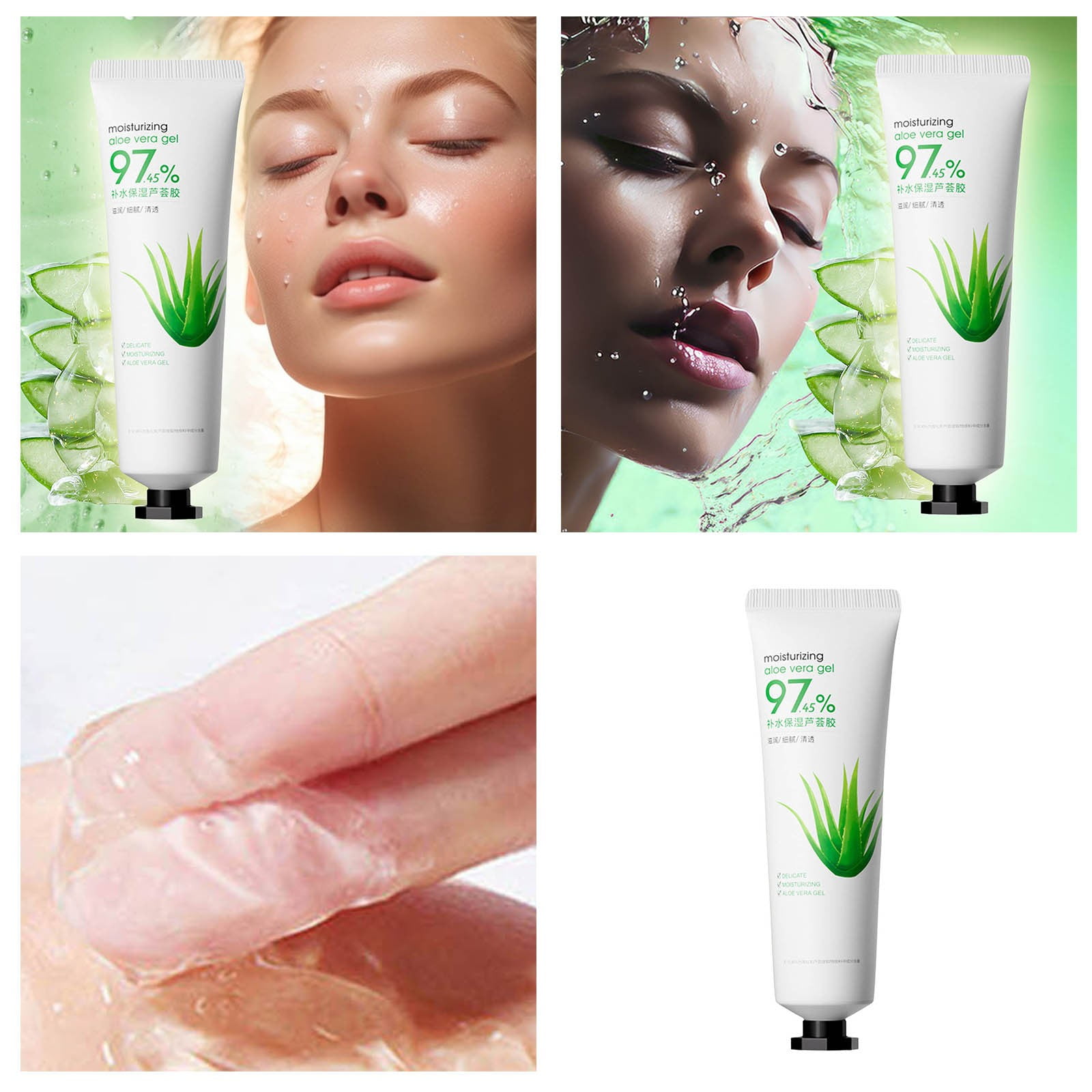 Moisturizing Chickenpox Skin Moisturizing After Sun Soothing Aloe Gel