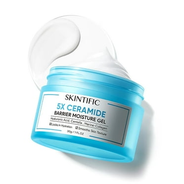 SKINTIFIC Moisturizing Cream | Face Creams for body care | Facial Creams with Hyaluronic Acid and 5X Ceramides | Hydrating Moisturizer | Fragrance Free Non-Comedogenic | Beauty balm creams