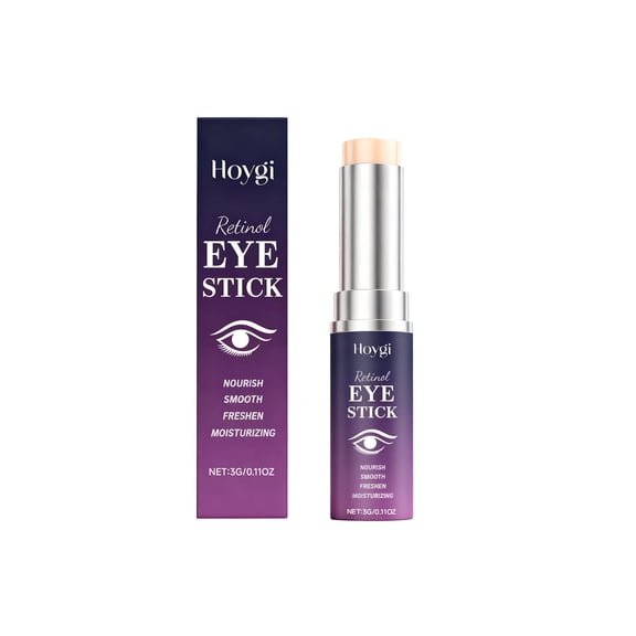 Moisturizing Eye Cream Stick with Vitamin E & Retinol, Anti-Aging Eye Stick for Dark Circles, Firming & Hydrating Eye Care, Easy Application for Daily Use