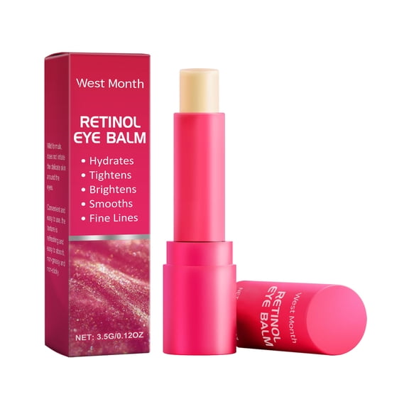 Moisturizing Eye Cream Stick with Beeswax & Shea Butter-Firming, Anti-Aging & Dark Circle Reducer for Bright Eyes