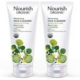 thumbnail image 1 of Moisturizing Face Cleanser With Aloe Vera/Watercress/Cucumber (Natural Source Of C), Face Wash For Women, Organic Face Wash For Sensitive Skin, 6 Fl Oz (Pack Of 2), 1 of 8