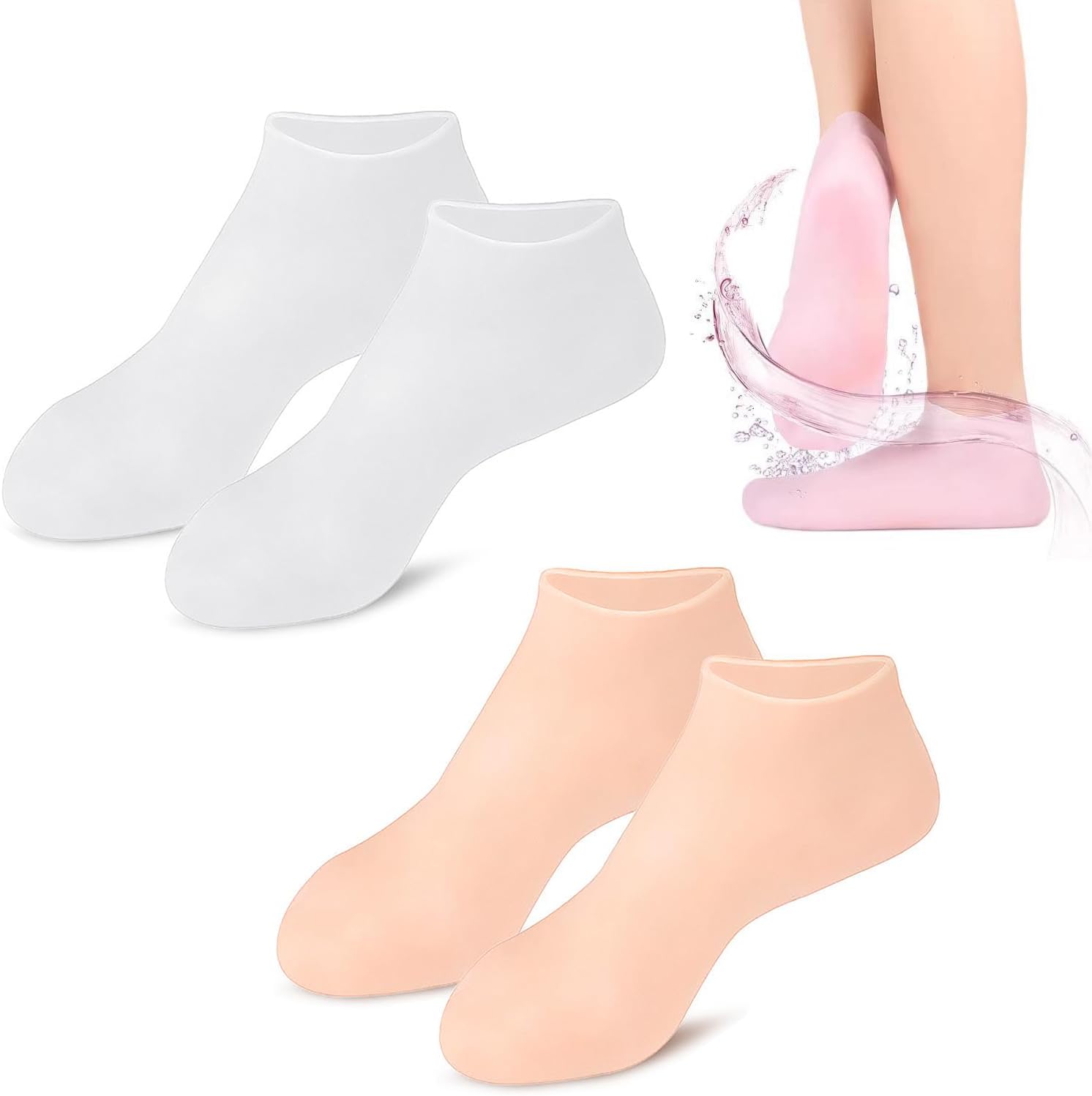 Moisturizing Foot Mask Exfoliating Silicone Socks, Moisturizing ...