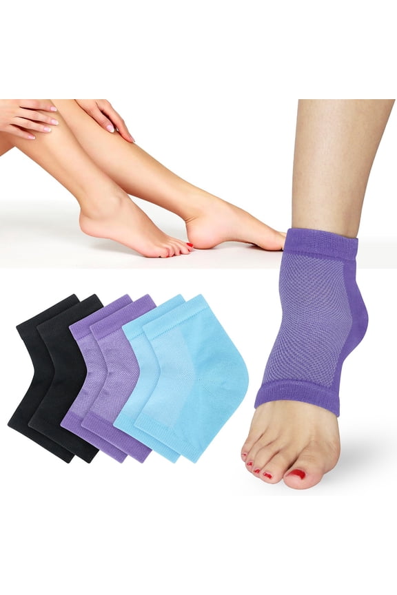 Moisturizing Gel Foot Socks for Dry Heels Intensive Hydration