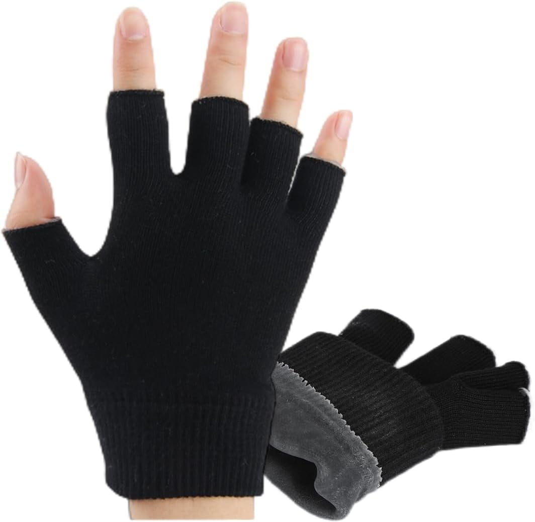 Moisturizing Gel Gloves for Dry Hand Fingerless Gel Infused Lotion