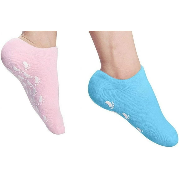Moisturizing Gel Socks, Ultra-Soft Original Gel Socks Moisturizing Socks, Spa Gel Soften Socks for Dry Cracked Feet Skins,